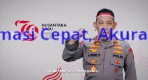 Kapolri di HUT RI ke-79: Semangat Baru untuk Nusantara Baru, Indonesia Maju