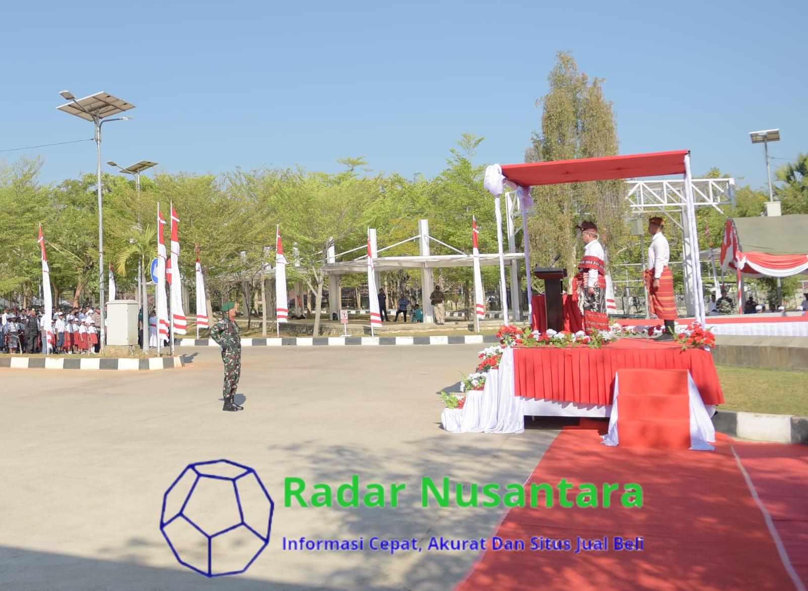 Kepala BSKDN Pimpin Upacara HUT RI ke-79 di PLBN Motaain, Soroti Pentingnya Peran Perbatasan dalam Ketahanan Nasional