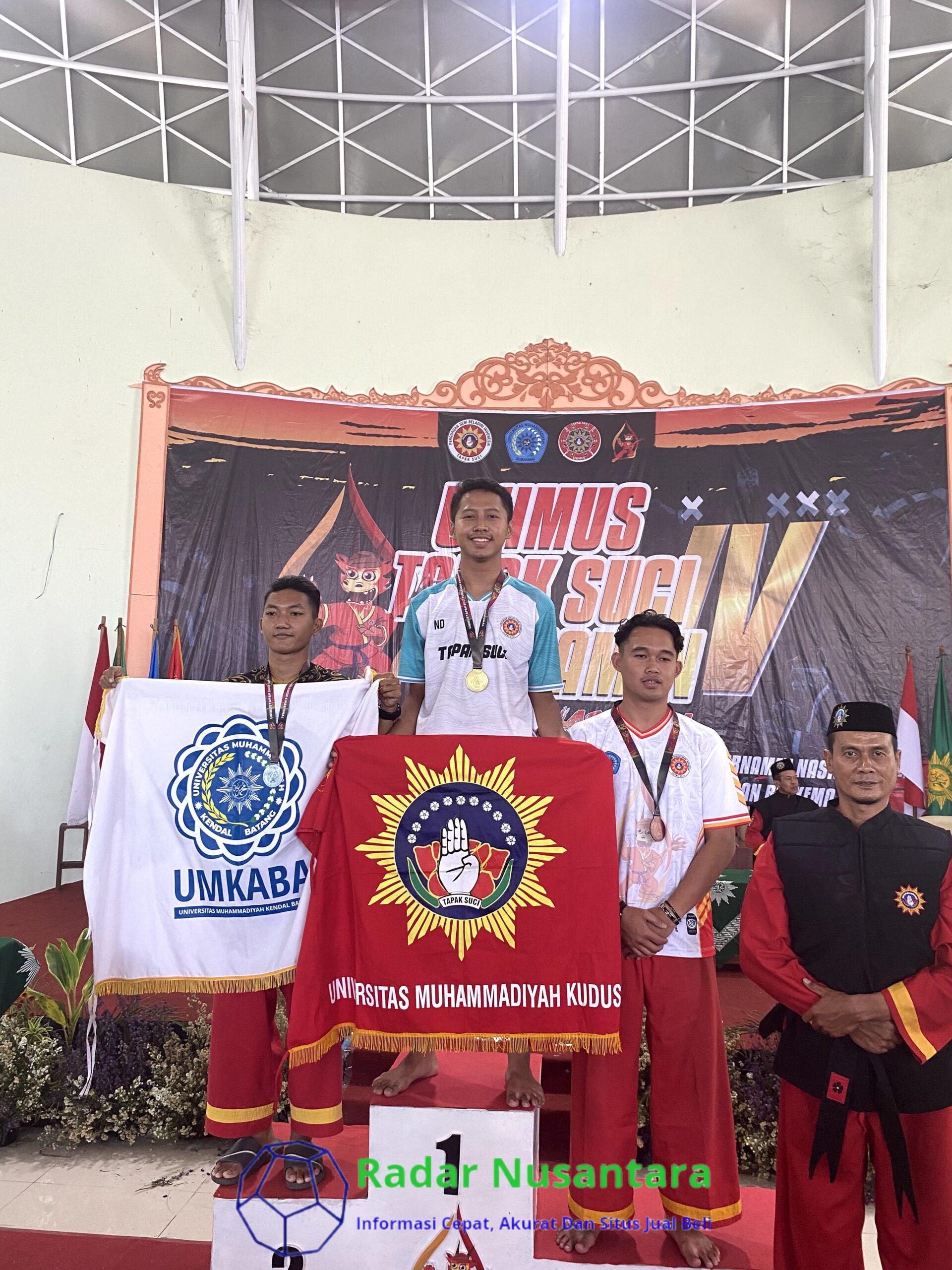 Kumpulkan 2 Emas Tim Tapak Suci UMKU Raih Juara Umum Ketiga Tingkat Nasional