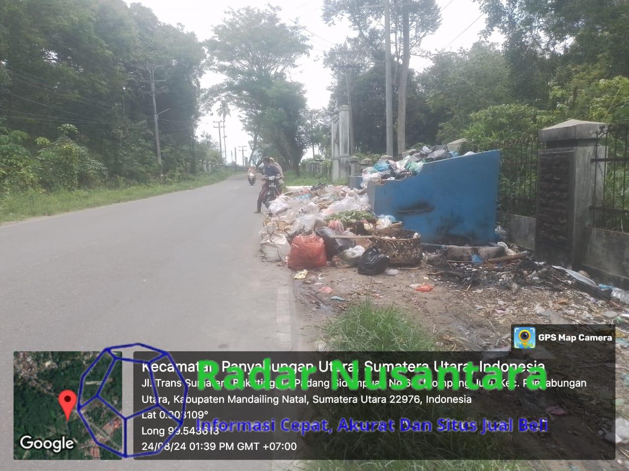 Sampah Menumpuk , Ini penjelasan DLH Madina