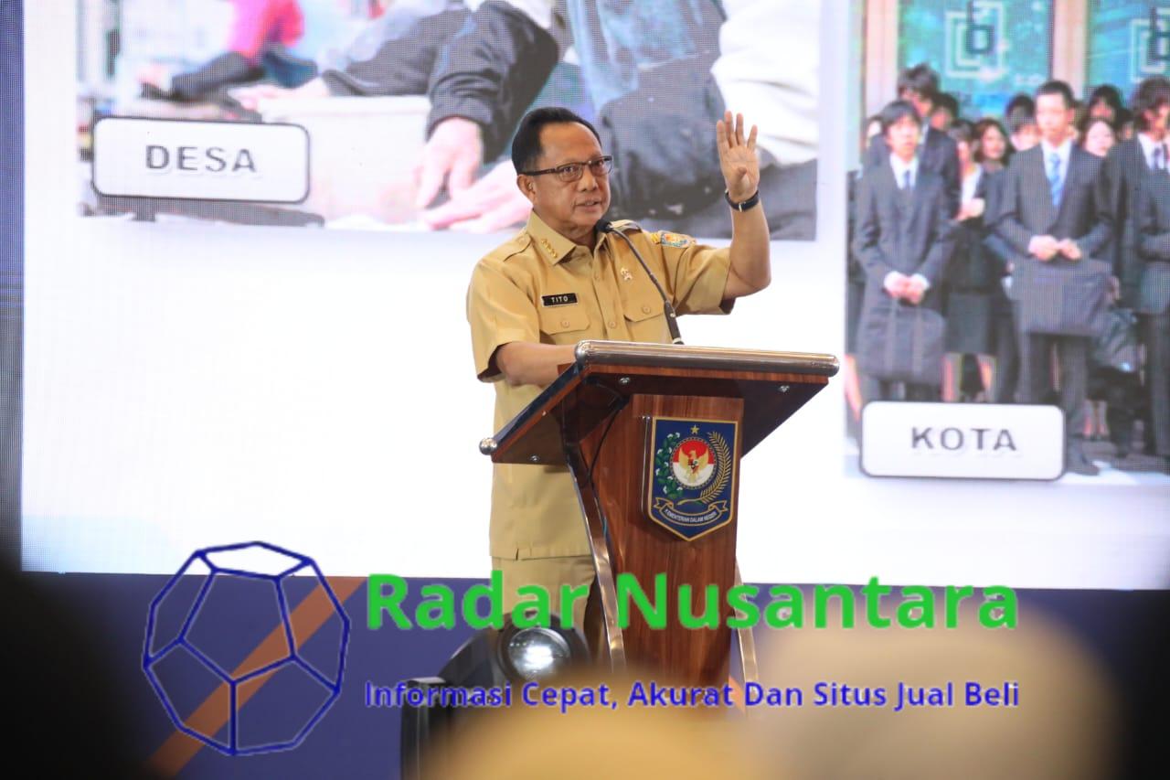 Mendagri Tito Karnapian Saat Menjadi Pembicara Kunci Rakornas Posyandu di Tangerang. Dok. Foto Puspen Kemendagi