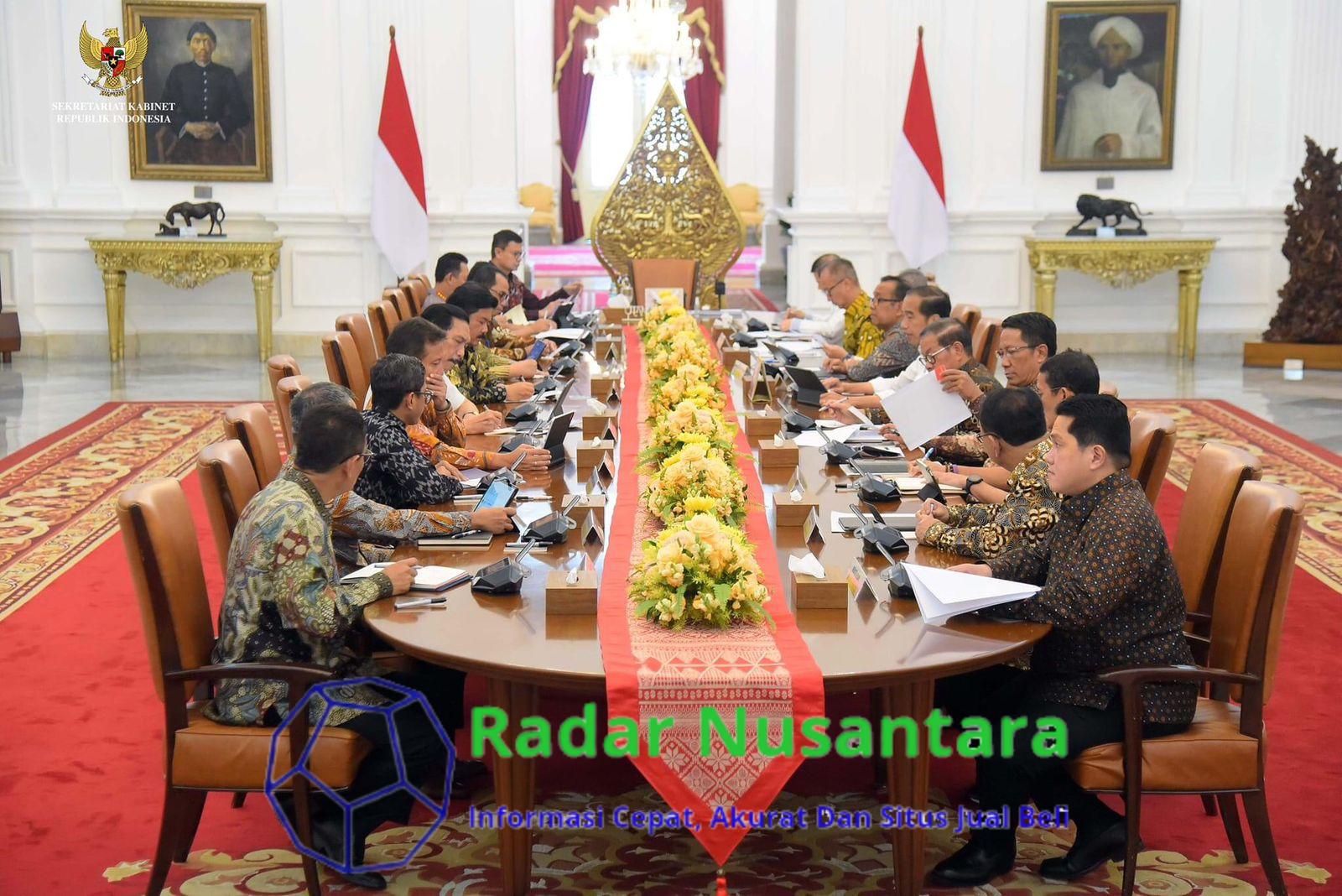 Foto : Biro Sekretariat Presiden Lokasi: Istana Merdeka, Jakarta. Selasa, 27 Agustus 2024.