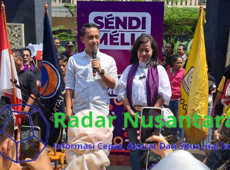 Bismillah Yakin Menang, Pasangan Sendi-Melli Darsa Resmi Daftar Untuk Calon Walikota dan Wakil Walikota di KPU Kota Bogor