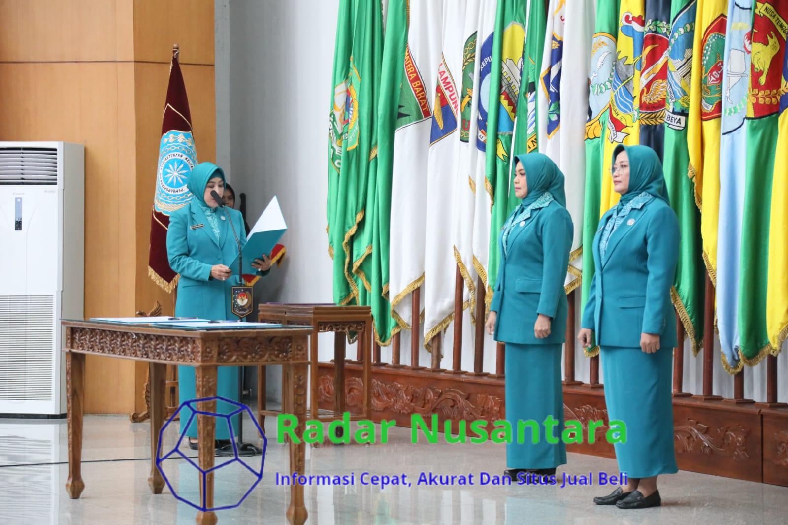 Ketum TP PKK Tri Tito Karnavian Lantik Pj. Ketua TP PKK serta Pembina Posyandu Provinsi Aceh dan Babel