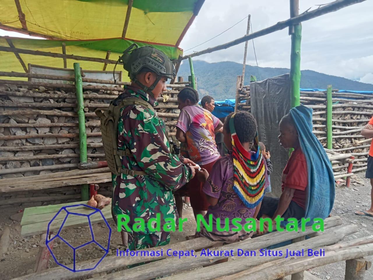 Komitmen Satgas Yonif 323 Buaya Putih Untuk Berikan Pelayanan Kesehatan Masyarakat Papua