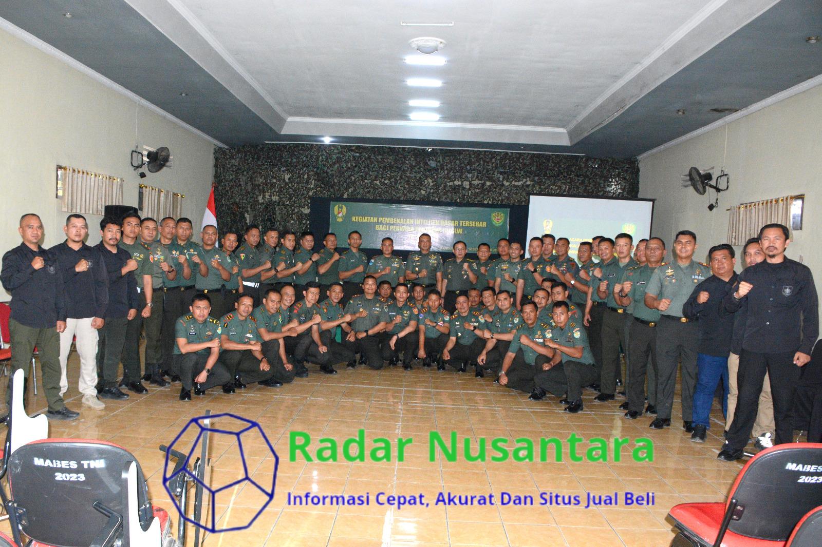 Kodam III/Slw Gelar Pembekalan Intelijen