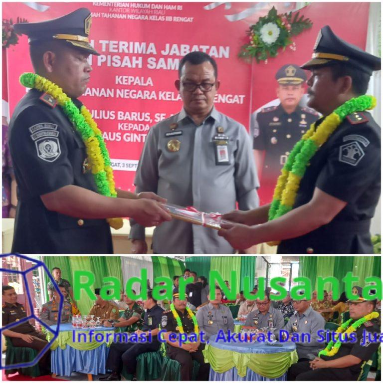 Momen Haru Iringi Acara Pisah Sambut Kepala Rutan Rengat