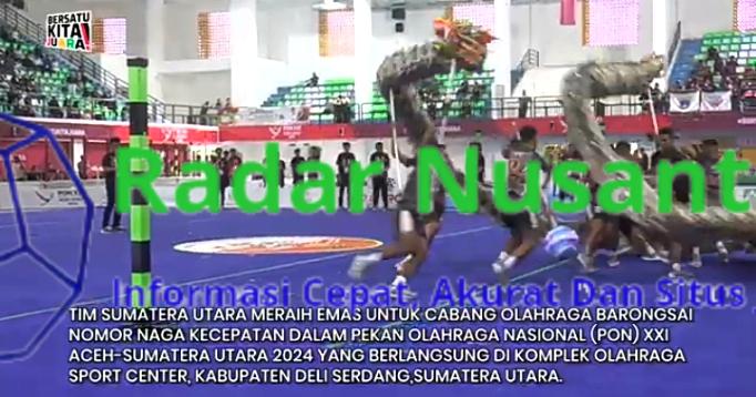 Tim Barongsai Sumut Sumbang Emas Keempat Pada PON ke-XXI 2024
