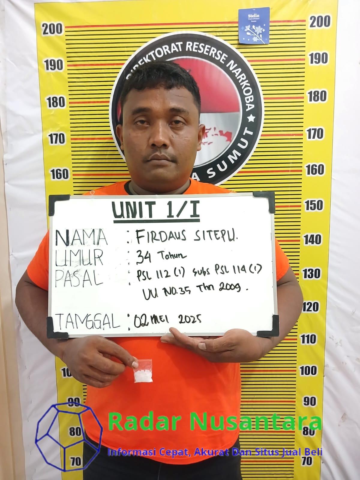 Kajatisu Sudah Ingatkan Jaksa Tidak Main Main, Firdaus Sitepu Tangkapan Polda Sumut Kasus Narkoba Akan Menjalani Sidang Perdana di Pengadilan Negeri Deli Serdang di Pancur Batu
