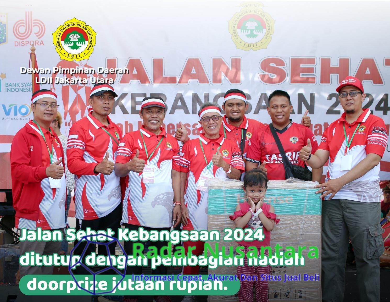Jalan Sehat Kebangsaan Yang Digagas LDII Jakarta Utara, Untuk Mengisi Kemerdekaan dan Menyambut Hari Olahraga Nasional