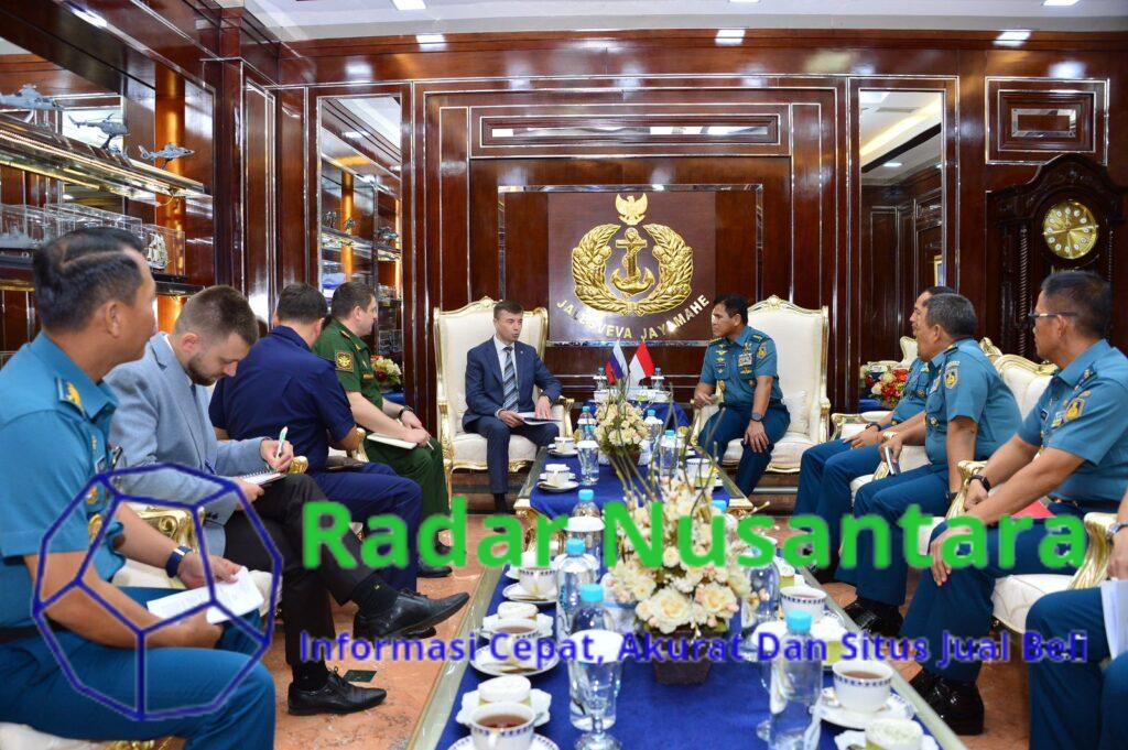 Kasal Terima Courtesy Call Duta Besar Federasi Rusia Untuk Indonesia di Cilangkap