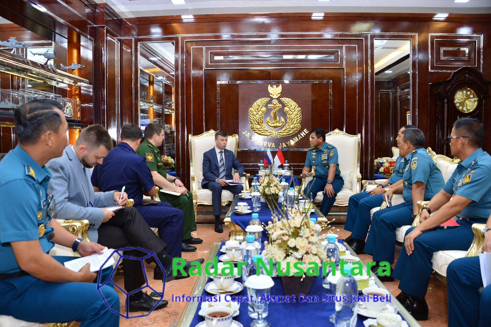 Kasal Terima Courtesy Call Duta Besar Federasi Rusia Untuk Indonesia di Cilangkap