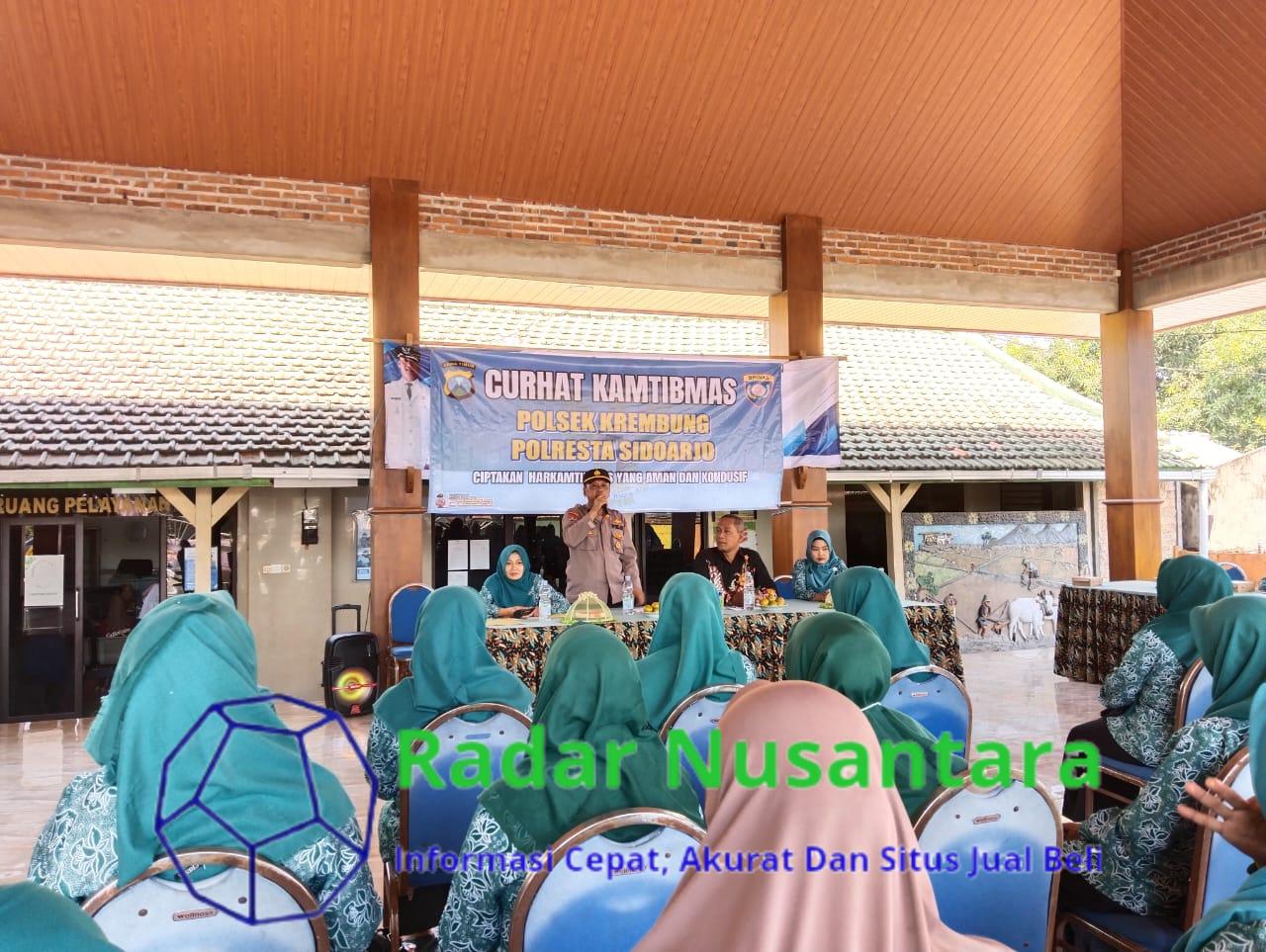 Polsek Krembung Ajak Masyarakat Jadi Polisi Bagi Diri Sendiri