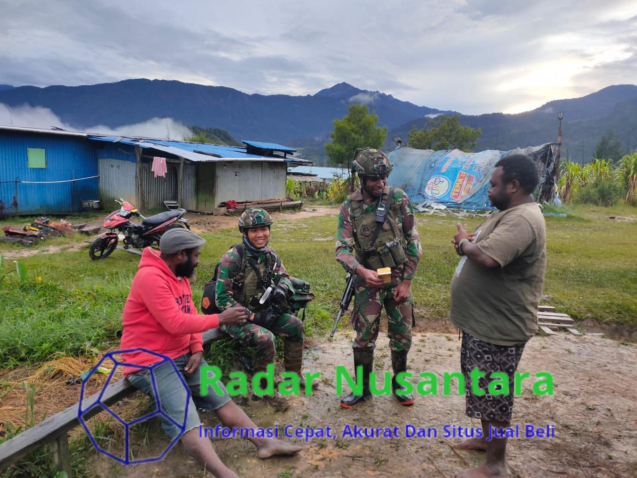 Satgas Mobile Yonif 323 Semakin Dekat Dengan Masyarakat