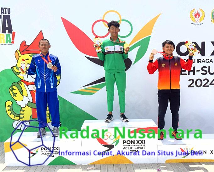 Tim Sumut Berhasil Raih Emas di Road Race 70 KM Jarak Pendek Putra, Tebing Hingga Parapat