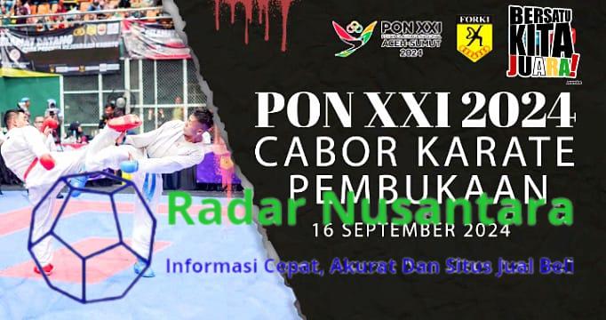 Rahmat Shah: FORKI Sumut Target 2 Emas dari Karate PON XXI