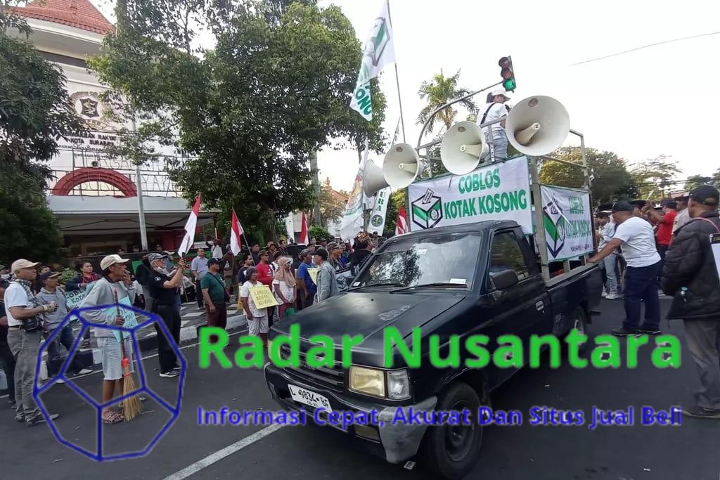 Gerakan Coblos Kotak Kosong Surabaya Lantaran Elit Parpol Dukung Calon Tunggal