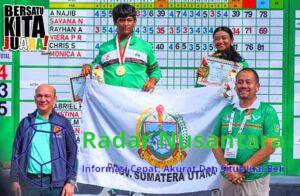 Sumut Tambah Medali Emas Pada Pertandingan Golf Nomor Mixed Foursome