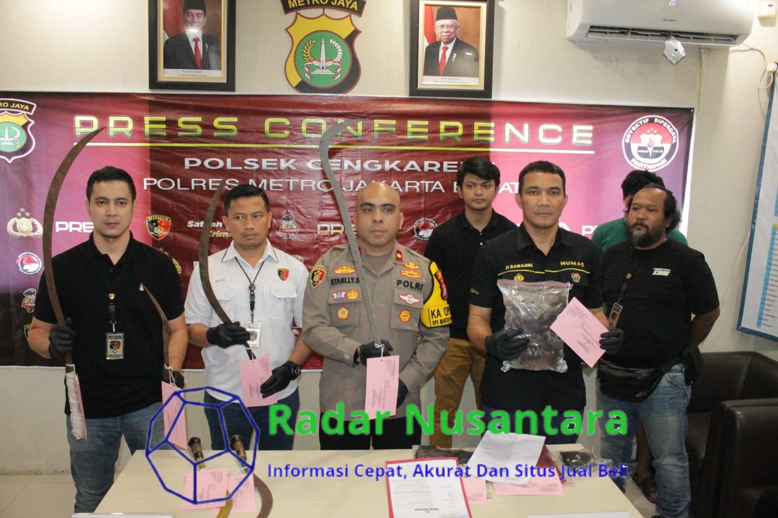 Duel Tawuran Di Cengkareng Berujung Korban Luka Bacok di Mulut, Polsek Cengkareng Amankan Pelaku