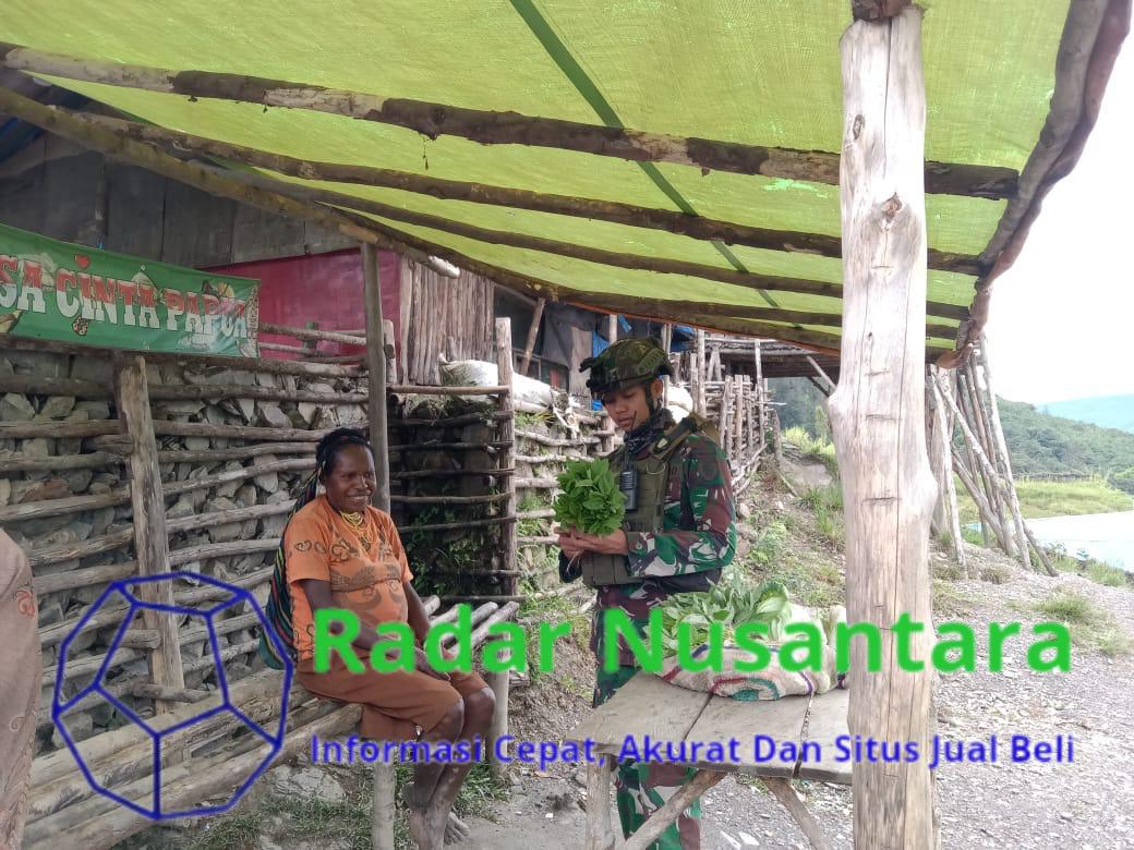 Masyarakat Semakin Bahagia Dengan Kegiatan Rosita Satgas Yonif 323 Buaya Putih