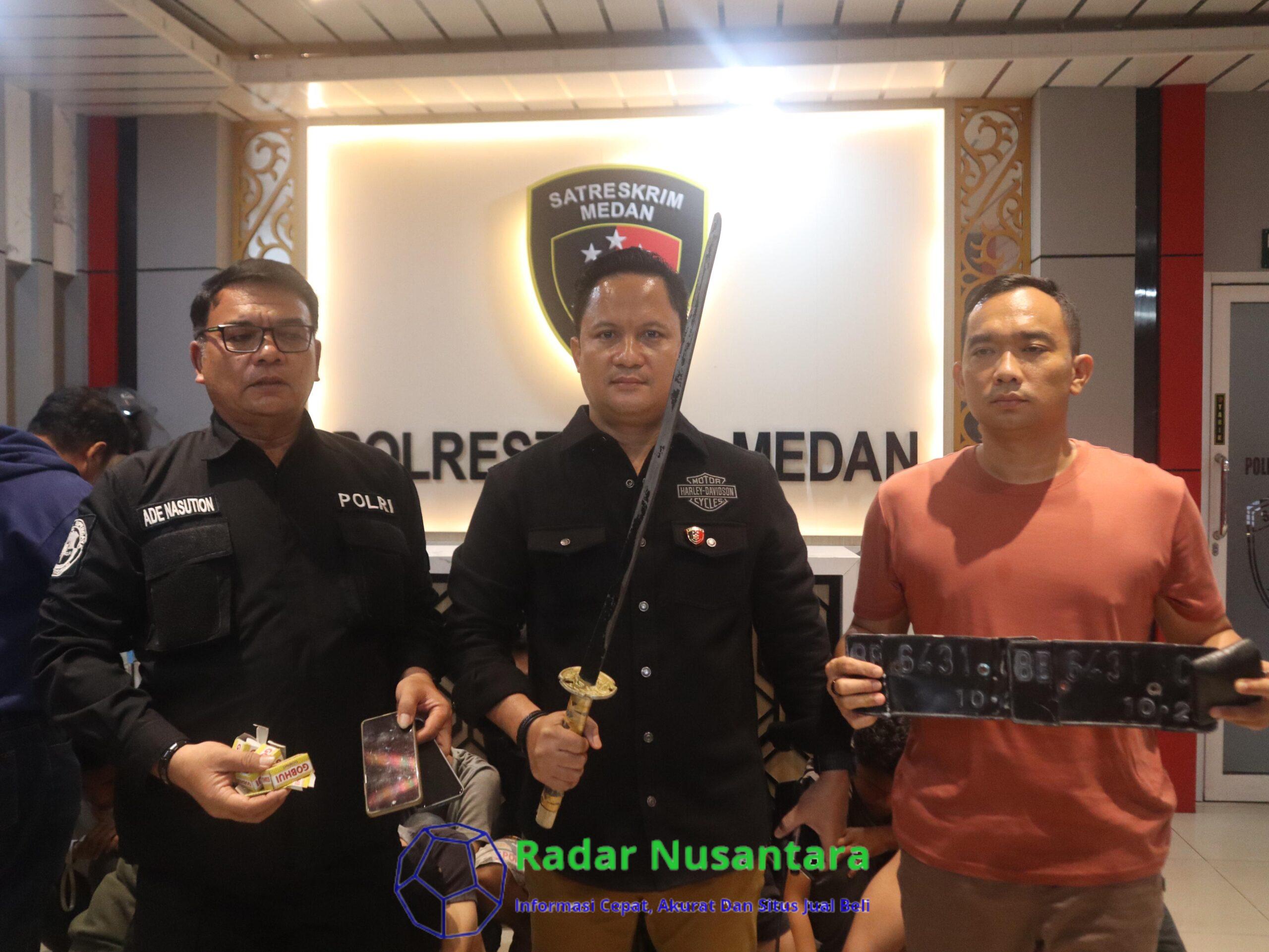 Sat Reskrim Polrestabes Medan Tangkap 10 Anggota Geng Motor Texas Bikin Onar