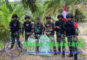 Satgas Pamtas Yonarmed 11 Kostrad Gagalkan Penyelundupan Ball Press di Perbatasan Sebatik