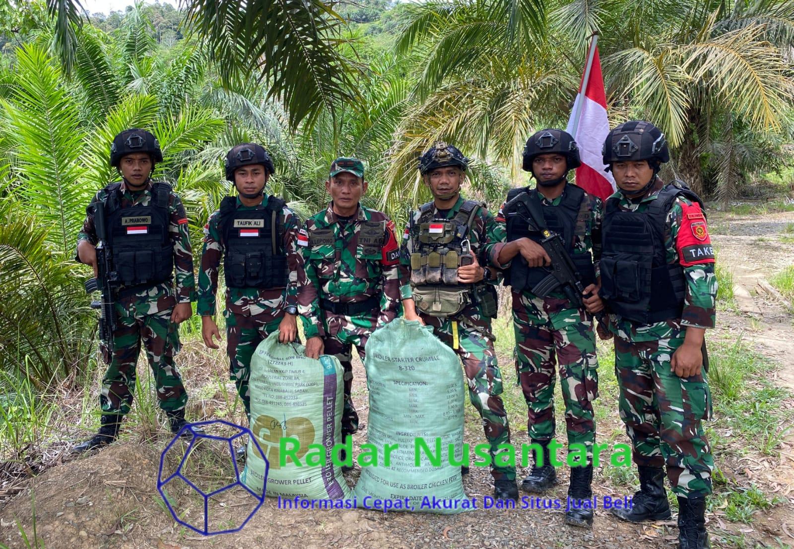 Satgas Pamtas Yonarmed 11 Kostrad Gagalkan Penyelundupan Ball Press di Perbatasan Sebatik