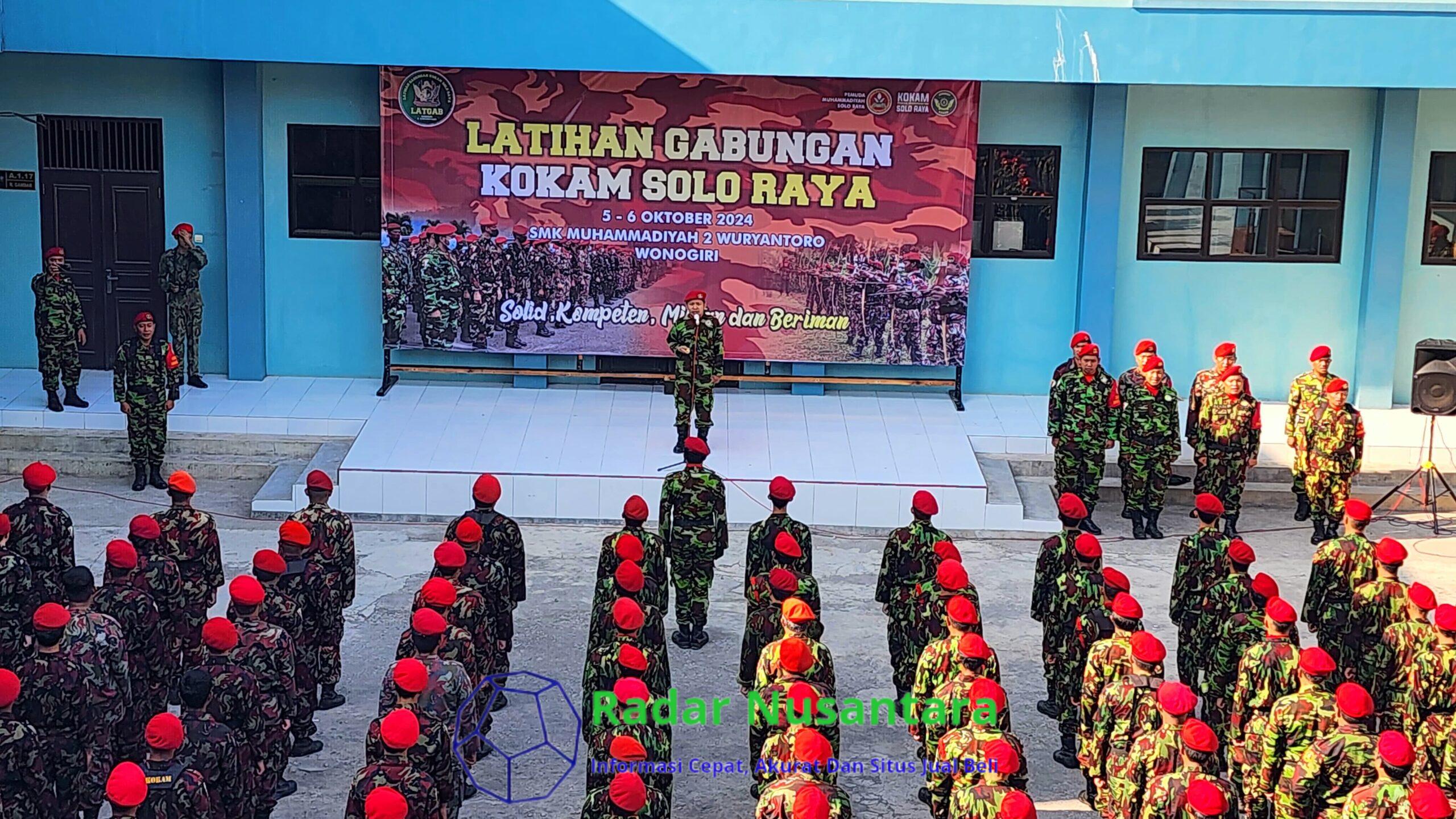Latihan Gabungan Kokam Solo Raya Digelar di Wonogiri