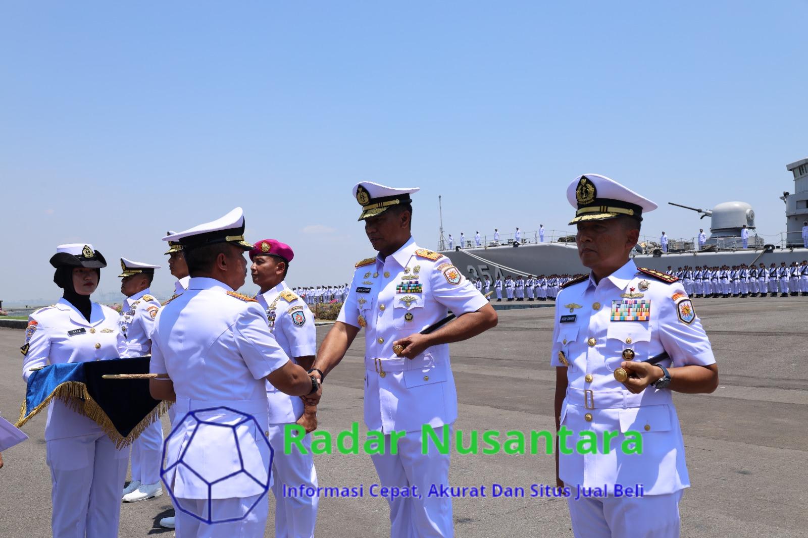 Laksma TNI Dr. Arya Delano Resmi Jabat Danlantamal V