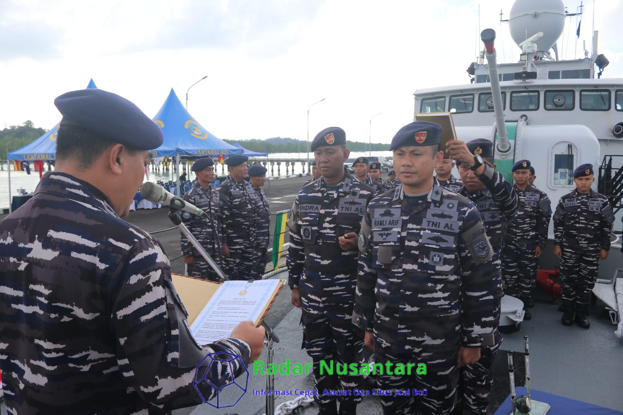 Letkol Laut Ramli Arif Jabat Komandan KRI Badik-623 di Tengah Pengamanan Perbatasan Indonesia Malaysia