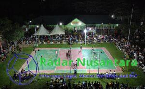 Dansatgas Pamtas Yonarmed 11 Kostrad Pimpin Penutupan Turnamen Bola Voli Open II Guntur Geni Cup 2024