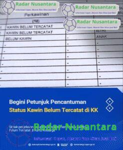Wajib Tahu! Begini Petunjuk Pencantuman Status Kawin Belum Tercatat di Kartu Keluarga