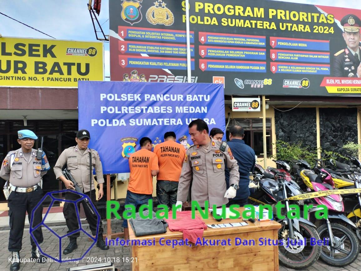 Polsek Pancur Batu Tunjukan Taringnya, Pelaku Pencurian Ditangkap, Puluhan Sepeda Motor Hasil Curian Diamankan