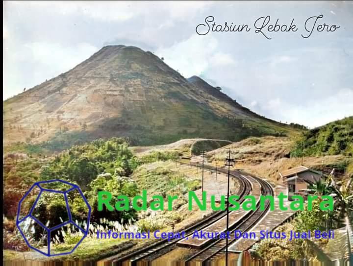 Foto : Stasiun Lebak Jero tahun 1940 Diwarnai oleh Garoet Tempo Doeloe