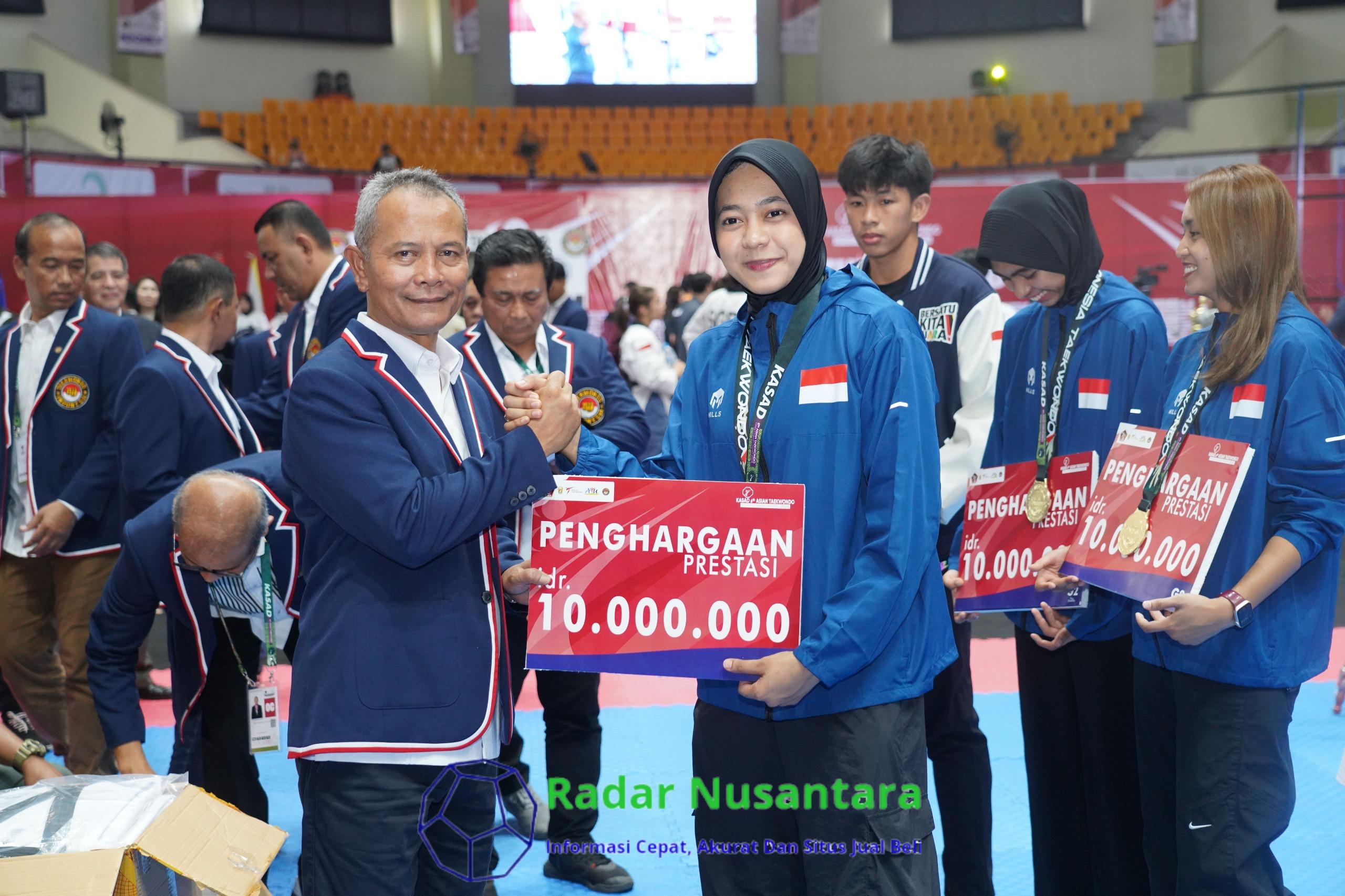 Indonesia Raih Juara Umum Kejuaraan Taekwondo Piala Kasad 2024