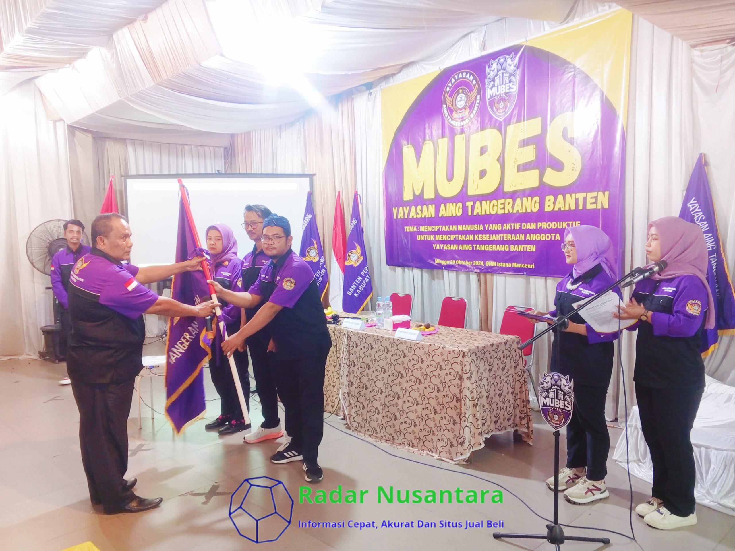 Dengan Tema Menciptakan Manusia yang Aktif dan Produktif Untuk Kesejahteraan Anggota Yayasan Aing Tangerang Banten Gelar Mubes dan Pelantikan