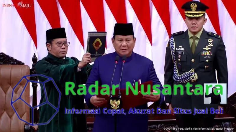 Sampaikan Pidato Spektakuler, Presiden Prabowo Serukan Persatuan Demi Masa Depan Bersama