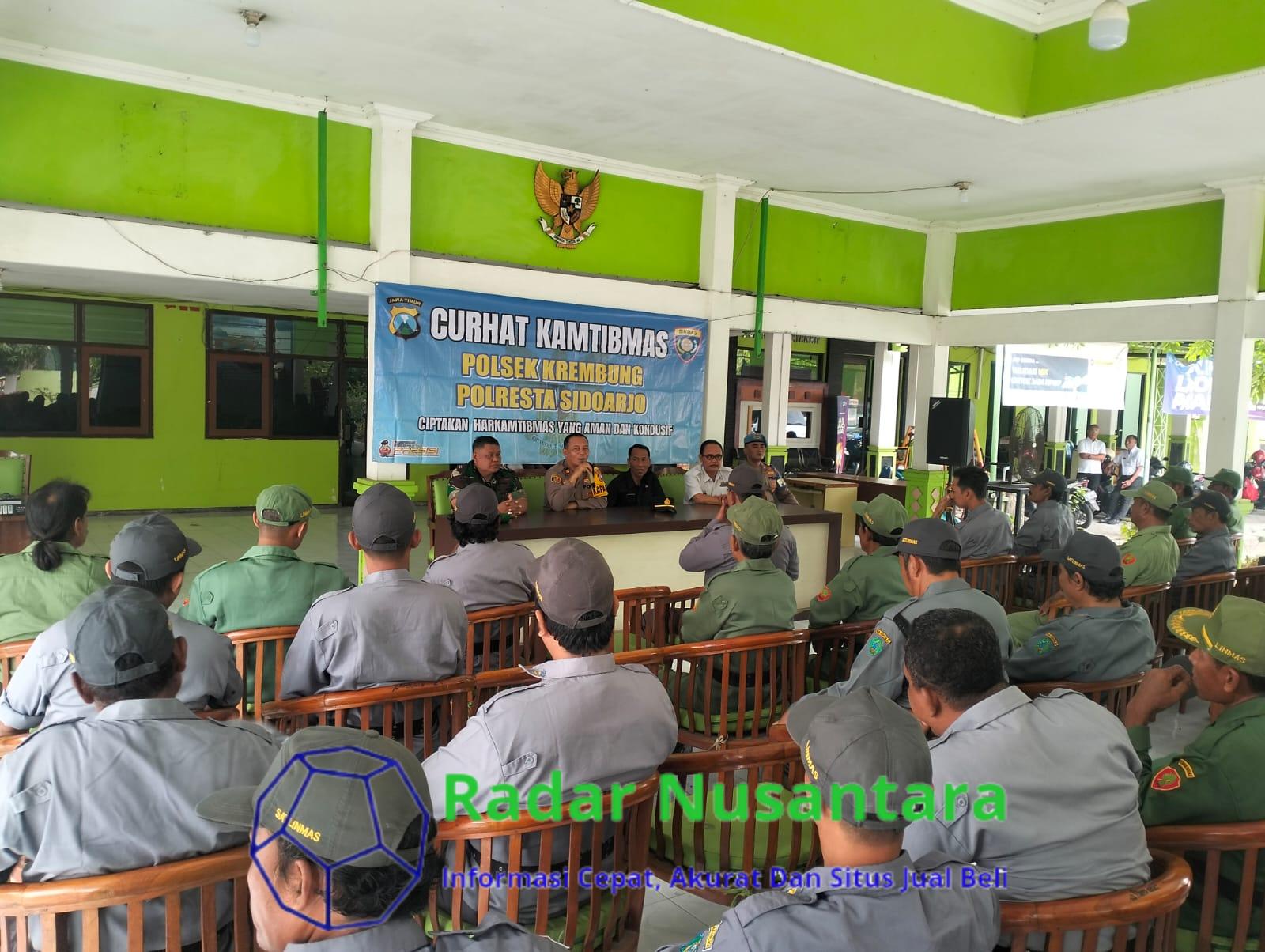 Sahabat Curhat Polsek Krembung untuk Pilkada Damai