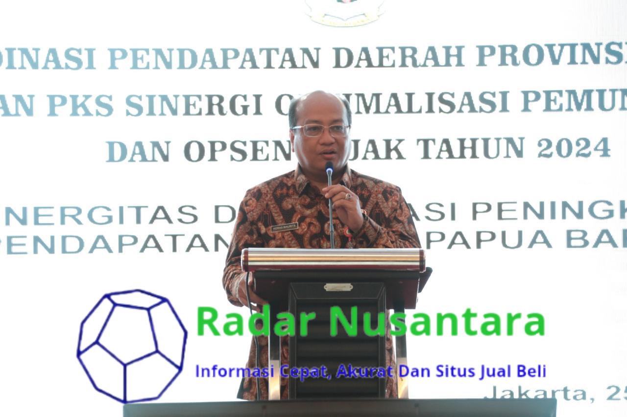 Kemendagri Dorong Pemprov Papua Barat Bangun Sinergi Optimalkan Pemungutan Pajak Daerah dan Opsen Pajak Tahun 2024