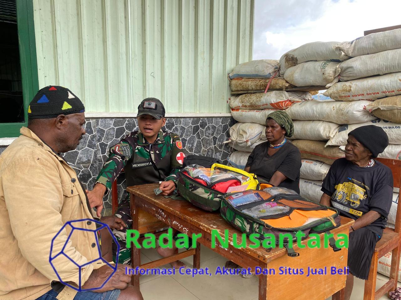 Satgas Yonif 323 Buaya Putih, Selalu Siap Sedia Melayani Masyarakat