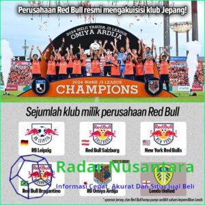 Perusahaan Red Bull Resmi Mengakuisisi Klub Jepang!