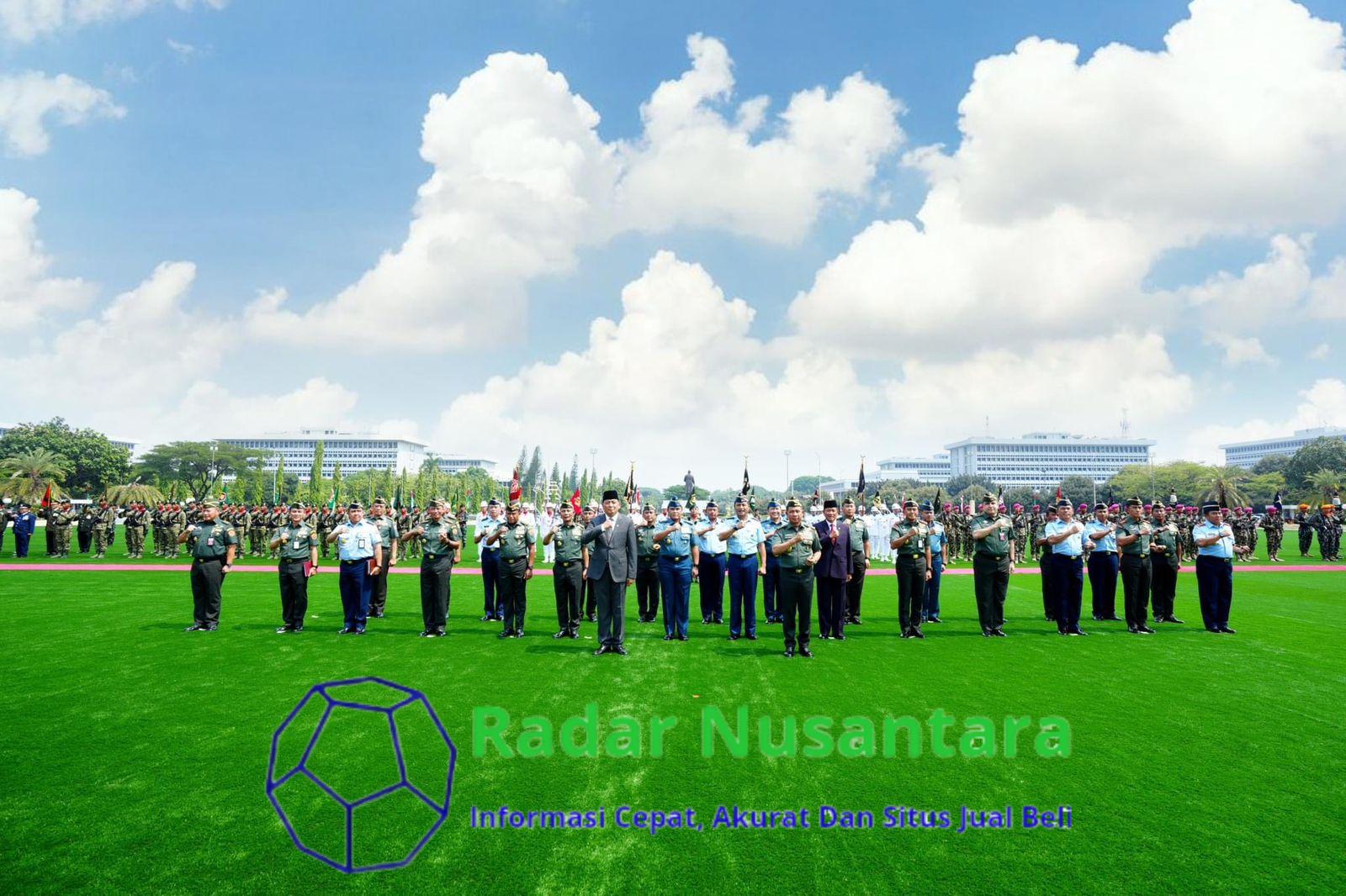 Panglima TNI Terima Kunjungan Menteri Pertahanan RI di Mabes TNI