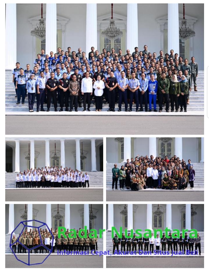 Senyum Hangat dan Sapaan Ramah Presiden Joko Widodo Serta Irianan Warnai 10 Hari Jelang Masa Tugas Presiden