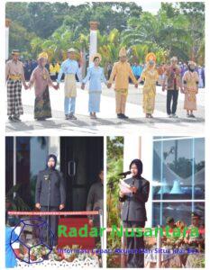 Peringati Hari Sumpah Pemuda, Satgas Pamtas Yonarmed 11 Kostrad Gelar Upacara di Halaman Kantor Bupati Nunukan
