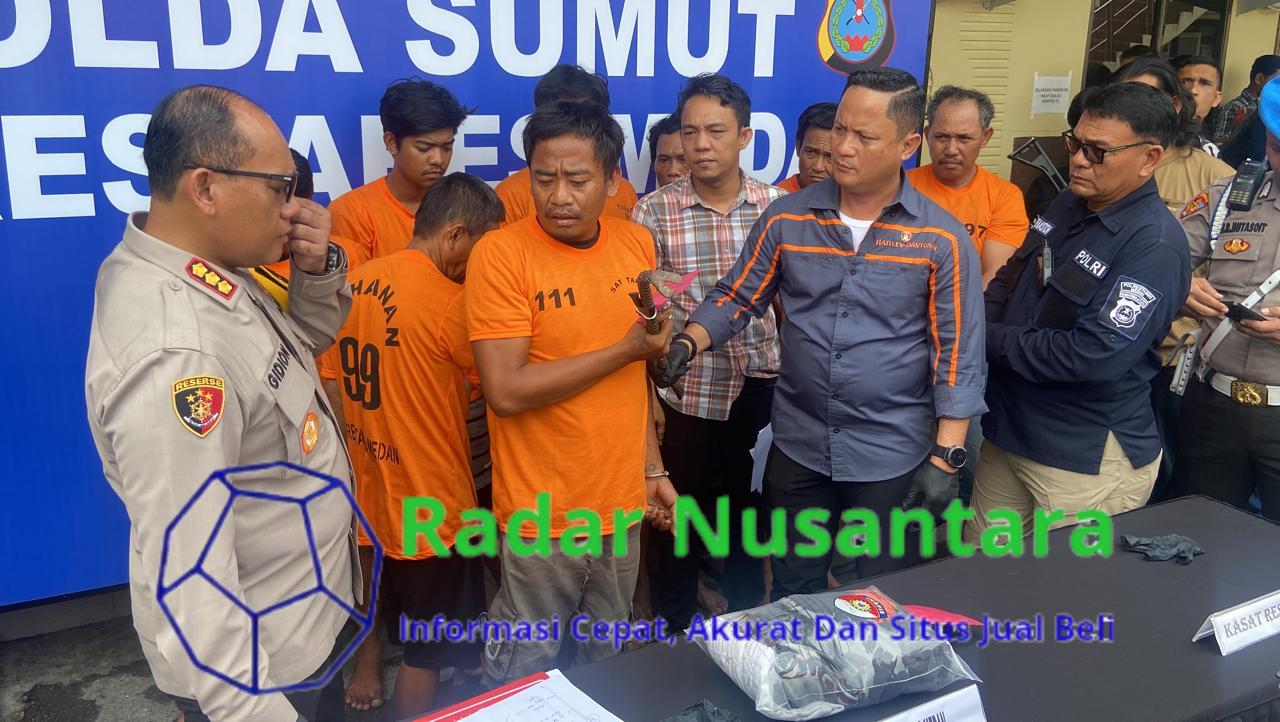 GAS 3-C! Sembilan Dalang Curanmor Ditangkap Tim Resmob/Tekab Polrestabes Medan, Tiga Ditembak