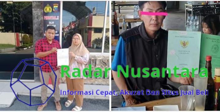 Gawat Modus jual Ruko !! Pasutri Korban Penipuan dan Penggelapan Resmi Melaporkan DW ke Polisi