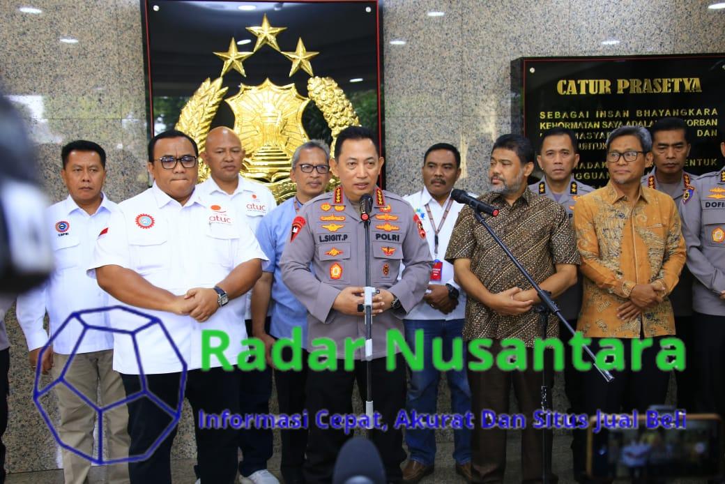 Terima Audiensi Para Buruh, Kapolri Apresiasi Upaya Menjaga Ruang Demokrasi
