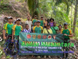 Peduli Pemenuhan Air Bersih, Satgas Pamtas Yonarmed 11 Kostrad Bangun Saluran Mata Air di Wilayah Perbatasan