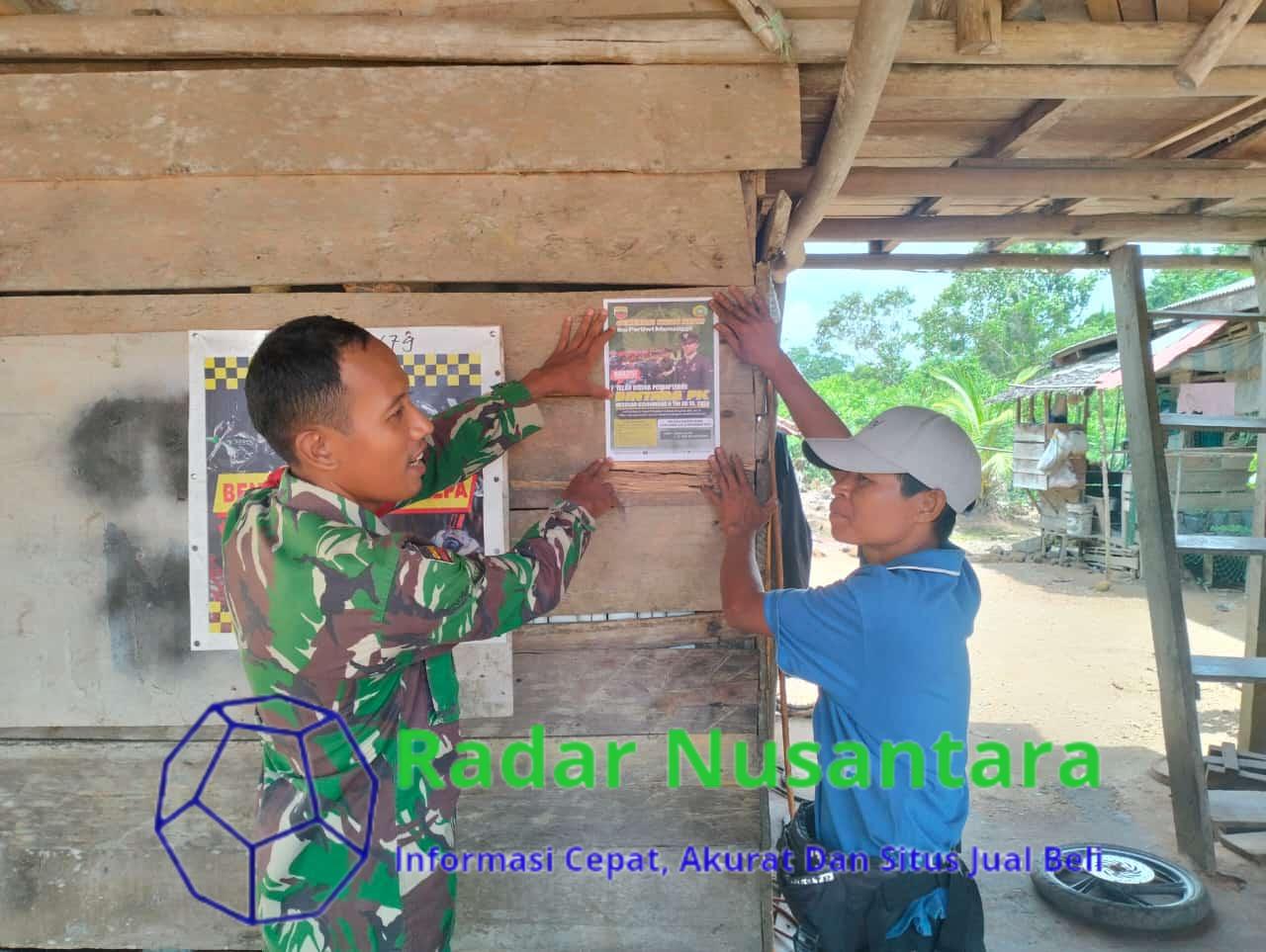Serda Junaidi Giat Sosialisasi tentang Pendaftaran Bintara TNI AD Tahun 2024, Di tempat wilayah Binaan