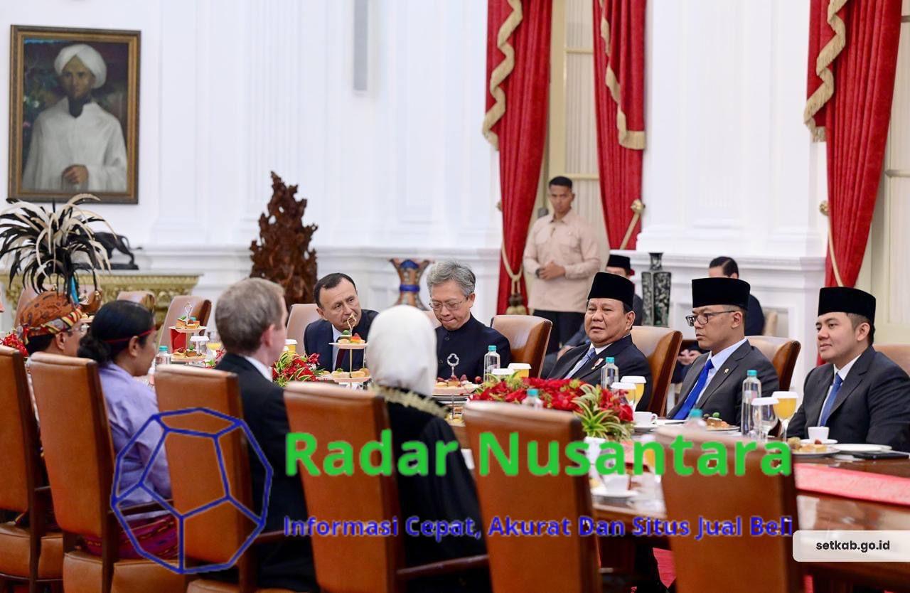Presiden Prabowo Menerima Surat Kepercayaan dari Tujuh Duta Besar Negara Sahabat
